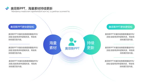 白蓝色房地产行业扁平咨询报告
