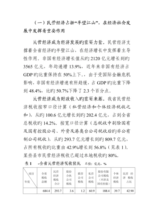 民间资本投资的现状、问题和对策专题研究.docx