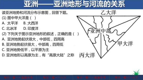 地理每日一题 (七下）
