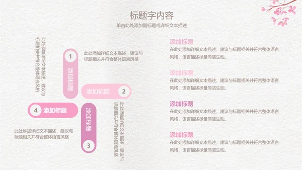 精美手绘复古玫瑰花ppt动态模板