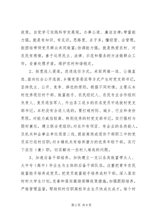 某区加强村党支部书记队伍建设实施意见.docx