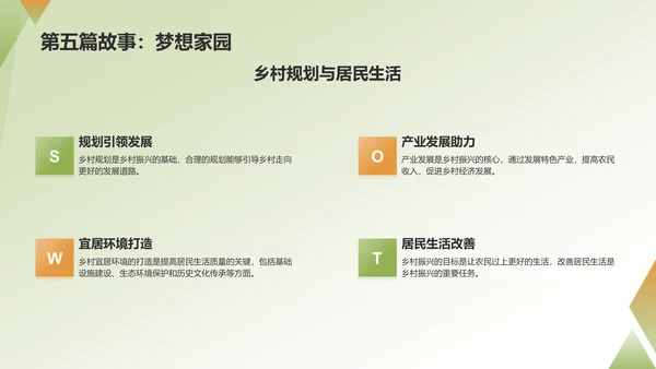 绿色插画我和我的家乡PPT模板