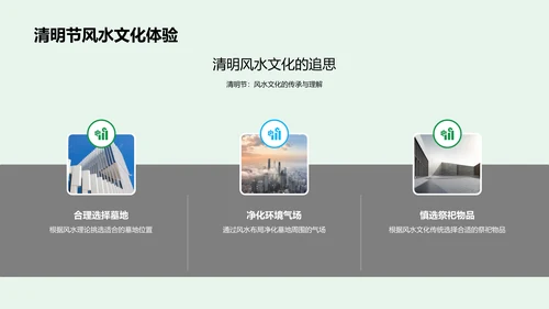 清明与风水研讨PPT模板