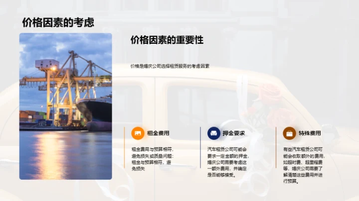 汽车租赁服务的婚庆应用