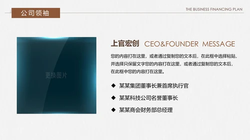 创意复古融资投资商业计划书PPT模板