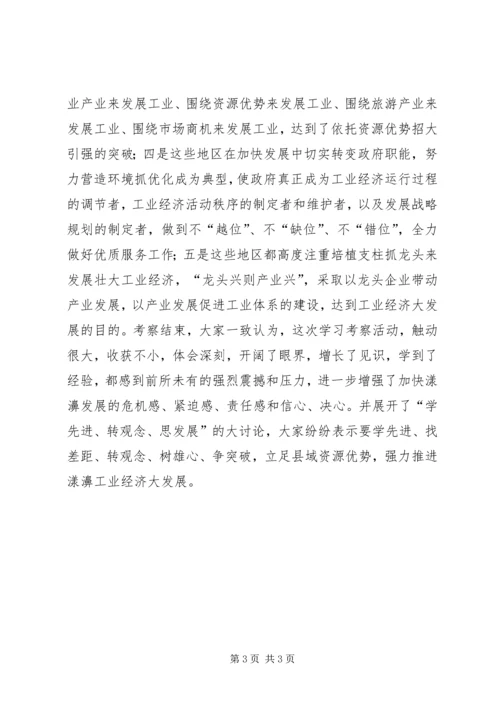 外出考察学习心得强强联手.docx