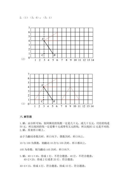 人教版数学五年级下册期末测试卷（考试直接用）.docx