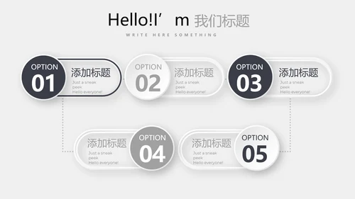 灰色公司产品介绍宣传通用PPT动态模板