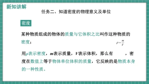 人教版物理八年级上册6.2《密度》课件（34页ppt）