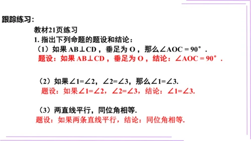 5.3.2 命题、定理、证明 课件(共25张PPT)