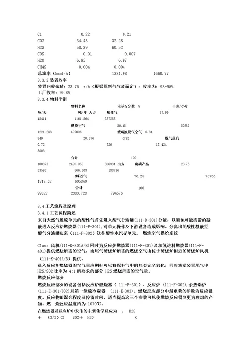 克劳斯制硫工艺简介