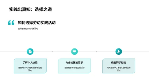 劳动实践的力量