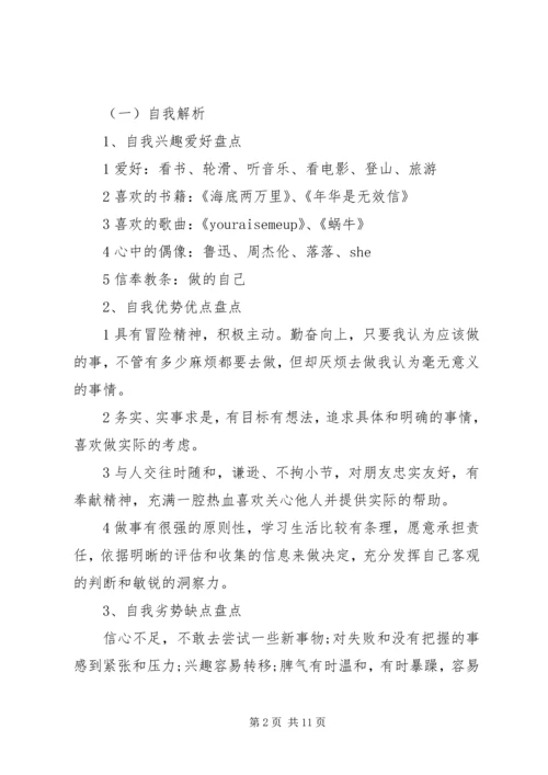 简短的个人职业规划范文.docx