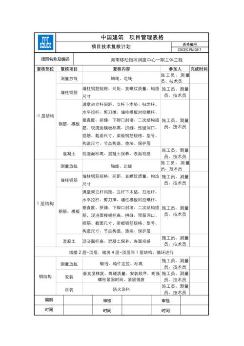 项目技术复核计划CSCEC-PM-0816.docx