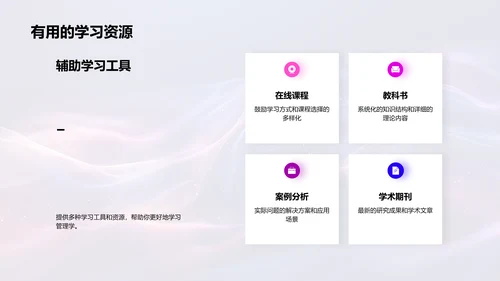 管理学基础讲座PPT模板