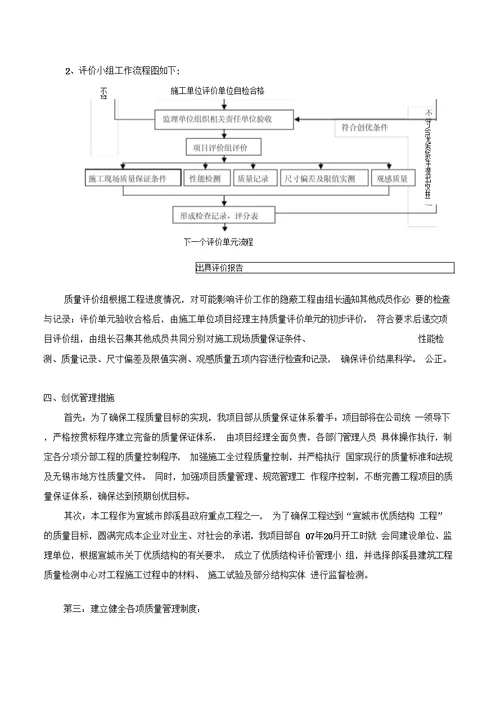 工程结构施工质量评价报告