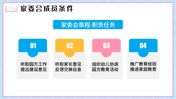 学校家长委员会通用PPT模板