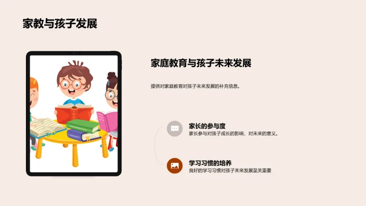 家庭学习环境打造PPT模板