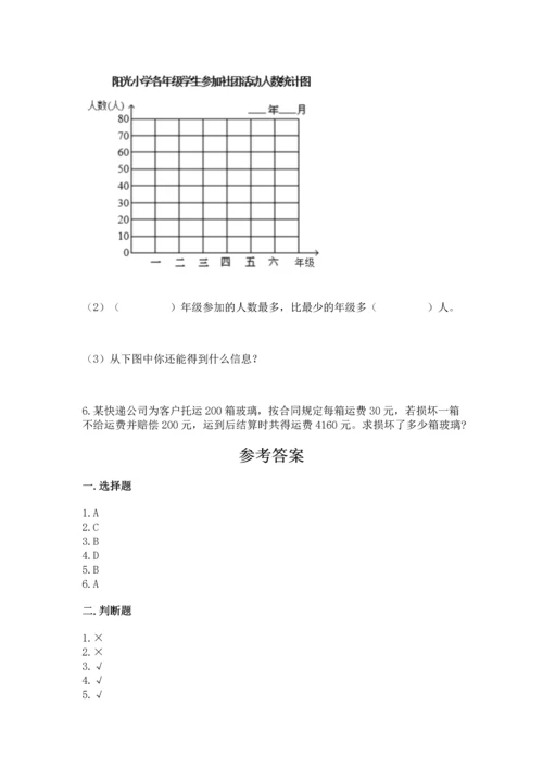 人教版五年级下册数学期末测试卷精品（各地真题）.docx