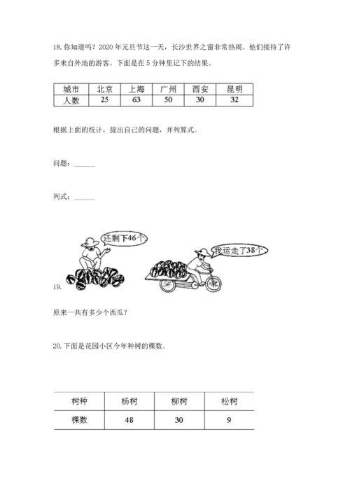 小学二年级数学应用题大全（必刷）.docx