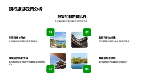 绿色旅游研究报告PPT模板