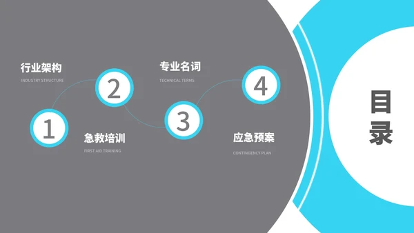 简约几何风医疗知识培训PPT模板