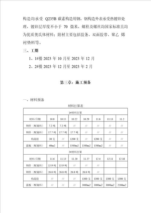 纤维增强水泥板施工方案