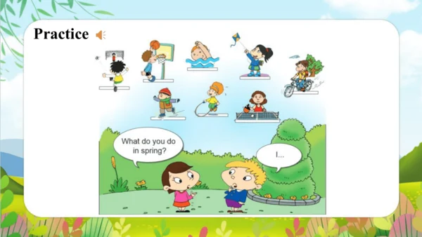 Module 7 Unit 1 We fly kites in spring（课件）-三年级英语下学