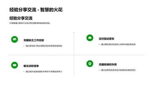 求职简历分享PPT模板