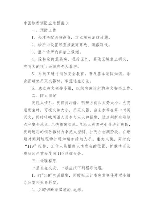 中医诊所消防应急预案.docx