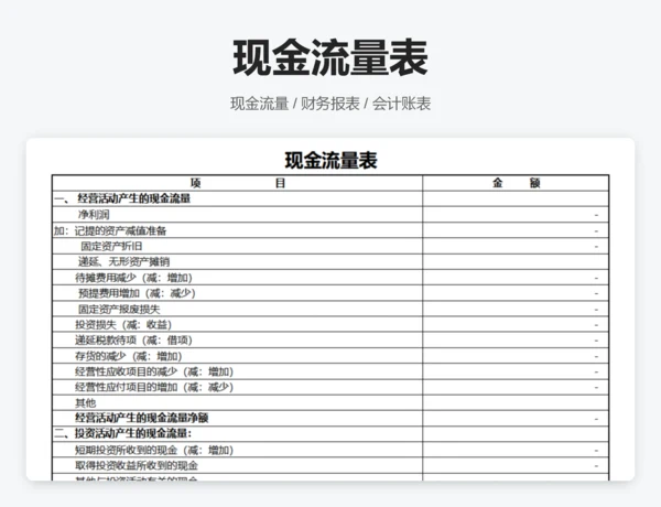 财务账表-丁字账