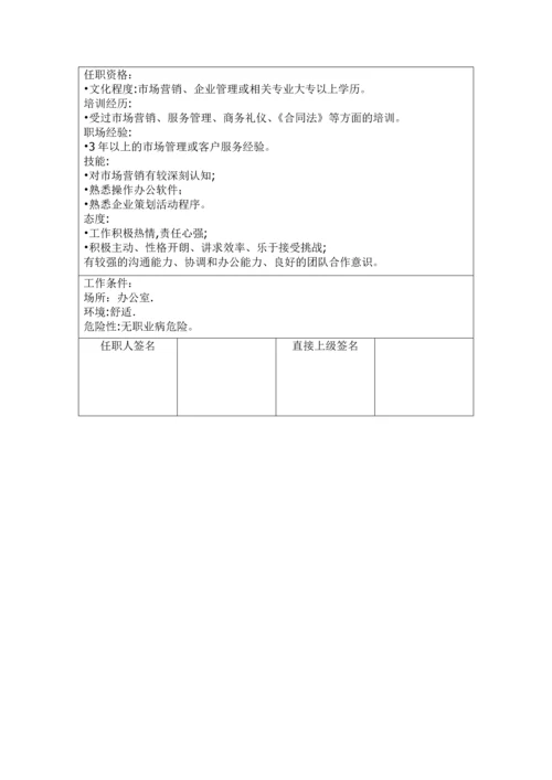 客户关系岗位职责描述.docx