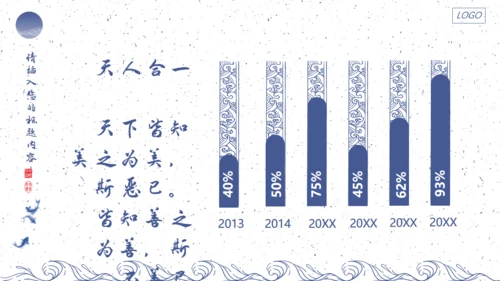 青花瓷论文答辩通用PPT模板