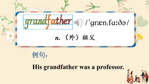 Module  2   My family词汇课件(共56张PPT)+内嵌音频