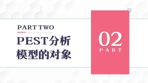 彩色简约PEST分析PPT模板宣传PPT动态PPT