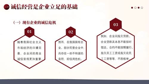 诚信经营为本企业管理PPT课件