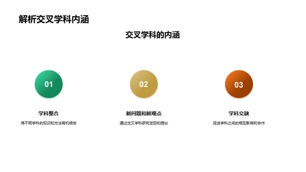 深度融合跨学科研究