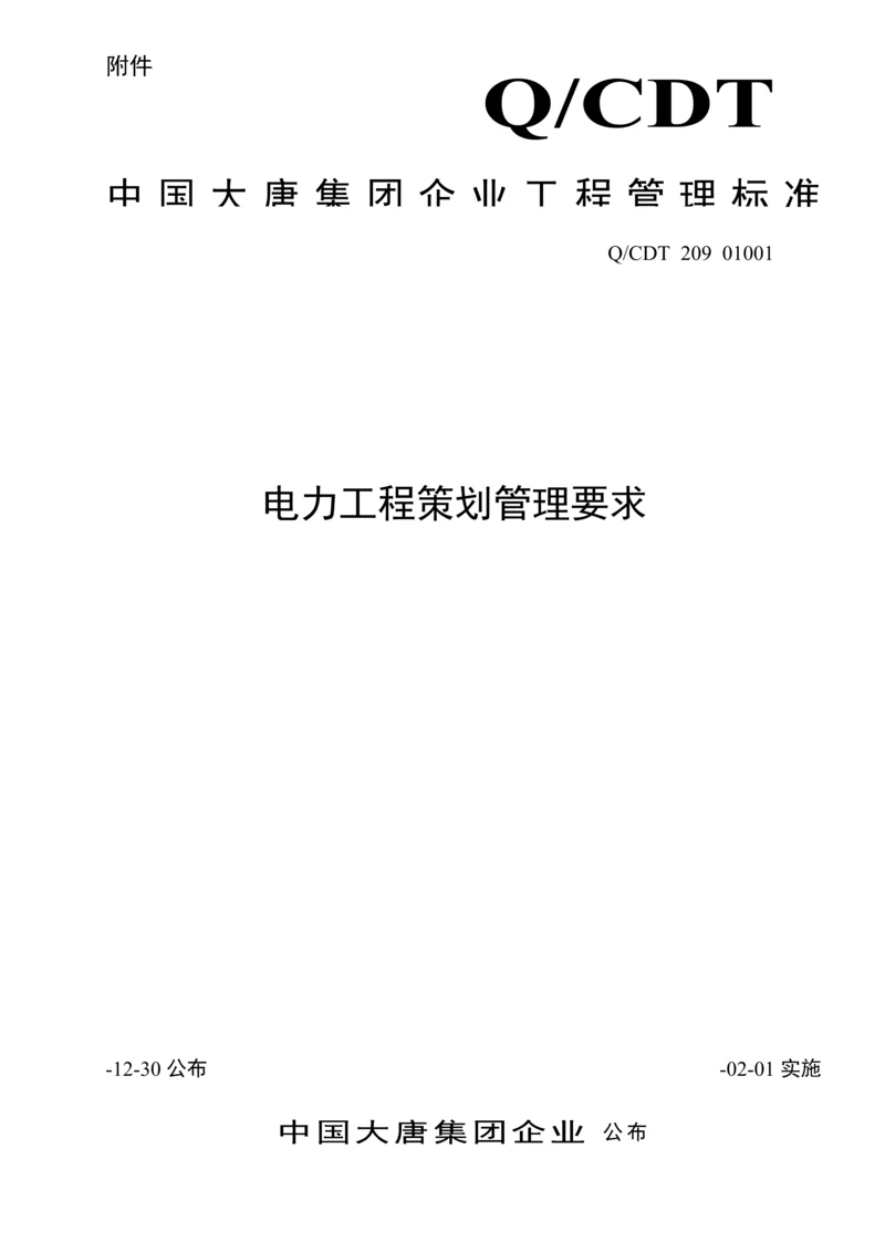 中国大唐集团公司电力综合项目工程专业策划管理详细规定.docx