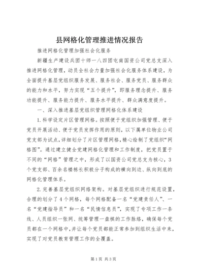 县网格化管理推进情况报告_1.docx