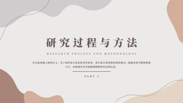 极简莫兰迪毕业答辩通用PPT模板