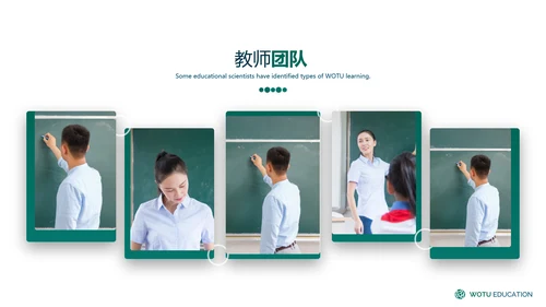 欧美教育培训网络课教学学校宣传PPT模板