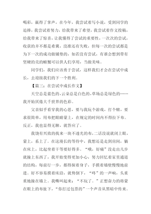 在尝试中成长作文600字-1.docx