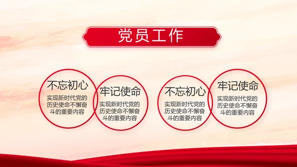 红色党建强化四个建设做好执行力PPT