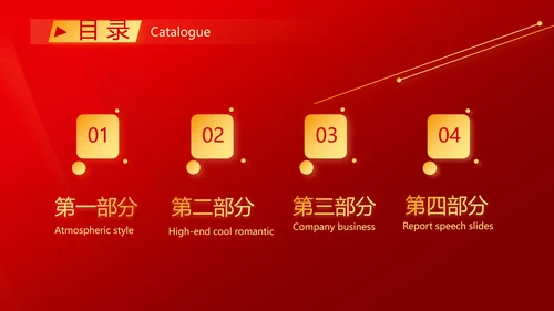 爱国红色喜庆背景欢迎领导莅临指导动态PPT