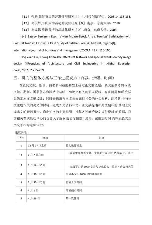 毕业论文幵题报告