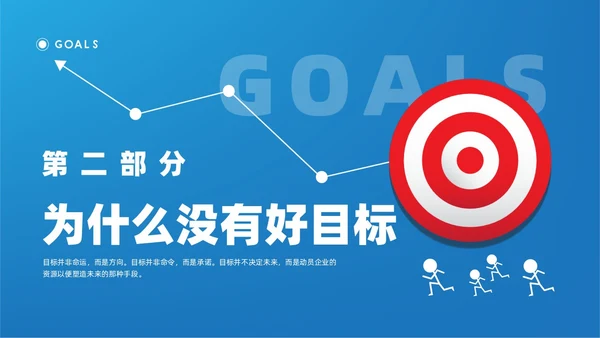 红蓝简约商务风团队目标培训PPT课件