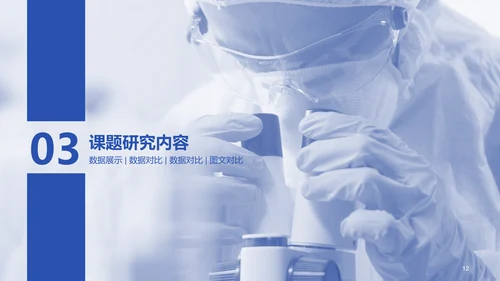蓝色商务生物医疗论文答辩PPT