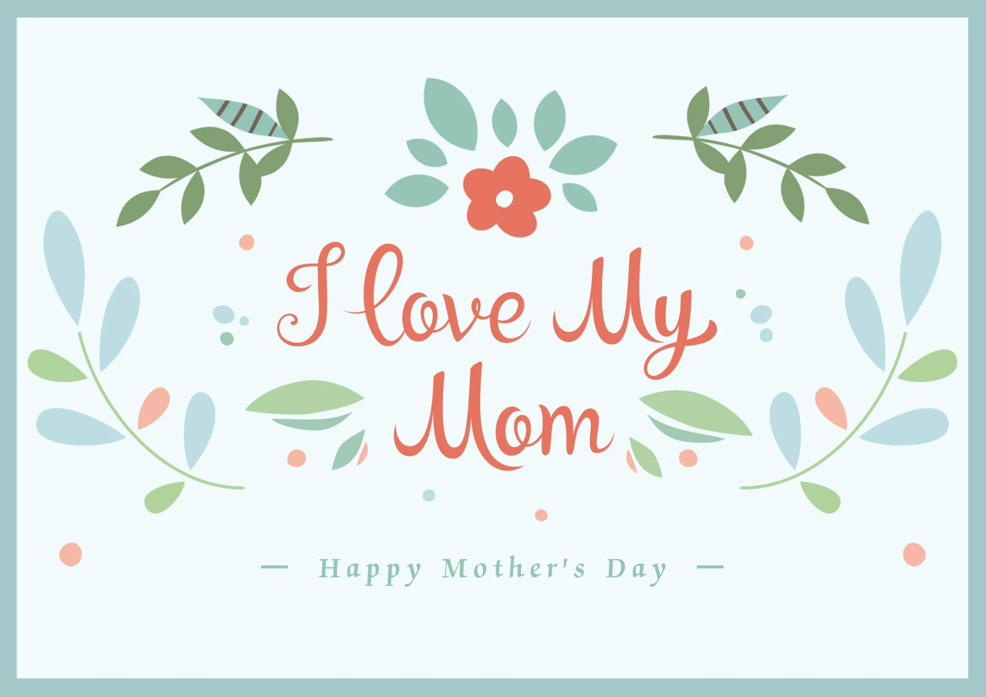 母亲节贺卡祝福卡