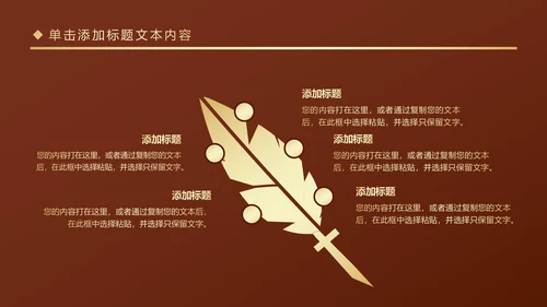 金色房地产行业营销策划销售工作汇报PPT模板