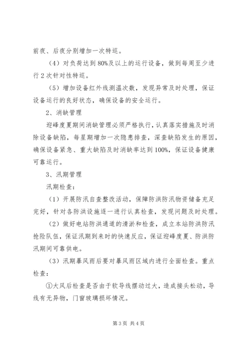 迎峰度夏工作方案.docx